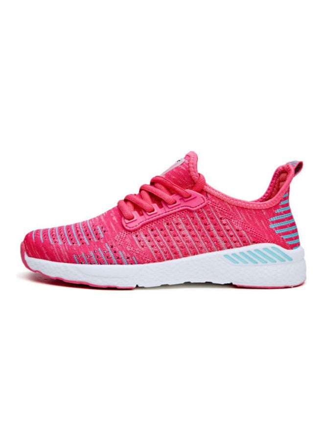 Beauenty - Flying Thread Mesh Running Shoes Red - Image 1