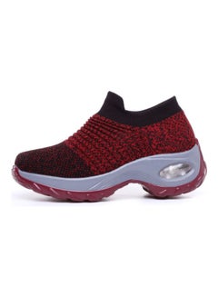 Beauenty Women's Slip-On Sport Shoes Red/Black  - Image 1