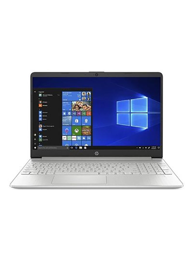 HP - 15-dy1010nr 15.6-Inch HD Touchscreen (Upgraded Version) Laptop, 10th Gen Intel Core i3-1005G1, 8 GB SDRAM, 256 GB Solid-State Drive, Windows 11 English/Arabic Silver - Image 1