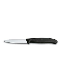 Victorinox Swiss Classic Paring Knife With Straight Blade Black/Silver 8cm 