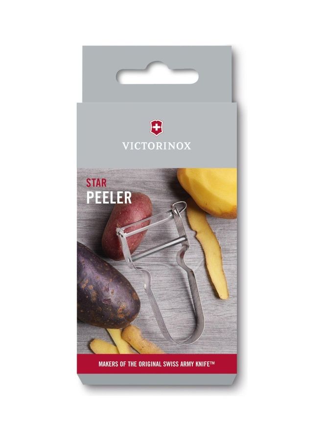 Victorinox Star Peeler Grey/Silver 110x65x12mm  - Image 4