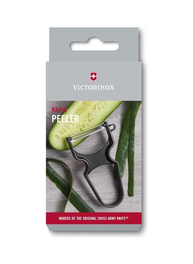 Victorinox Rapid Peeler With Straight Edge Black/Silver 110x65x12mm - Image 5