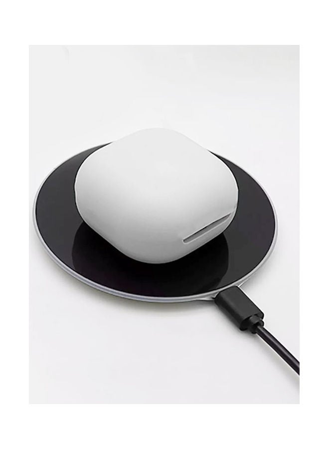 مارجون علبة حماية مع سلسلة مفاتيح وحلقة تعليق لسماعات سامسونج جالاكسي بادز 2/ بادز برو/ بادز لايف أبيض - Image 3