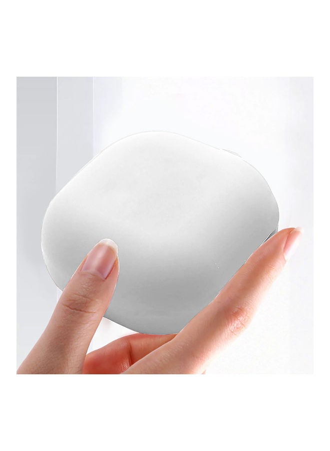 مارجون علبة حماية مع سلسلة مفاتيح وحلقة تعليق لسماعات سامسونج جالاكسي بادز 2/ بادز برو/ بادز لايف أبيض - Image 5