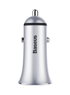 Baseus Trumpet Metal Power Car Charger Grey  - Image 2