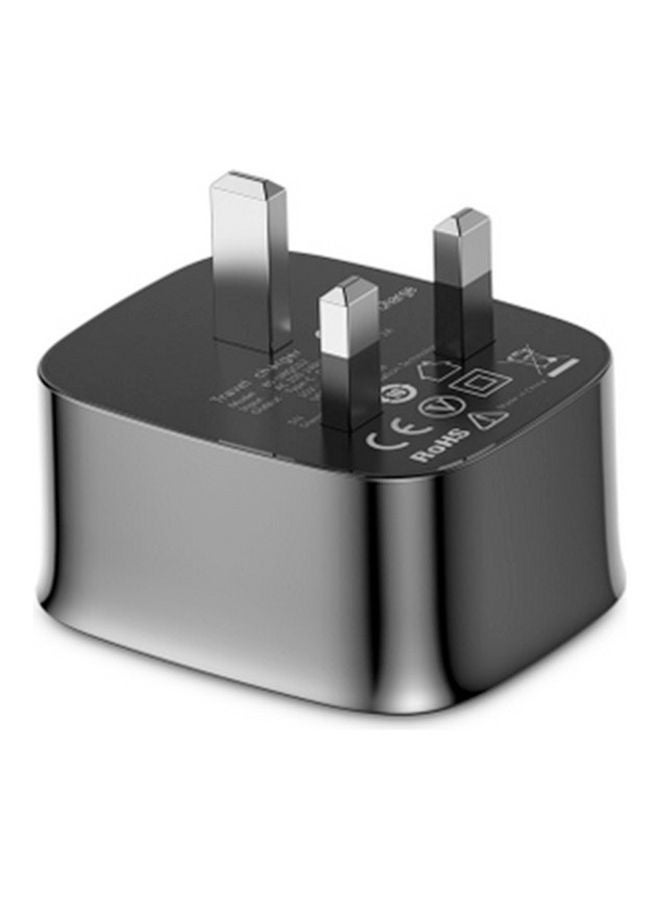 Baseus Dual Ports Mobile Charger Black - Image 2