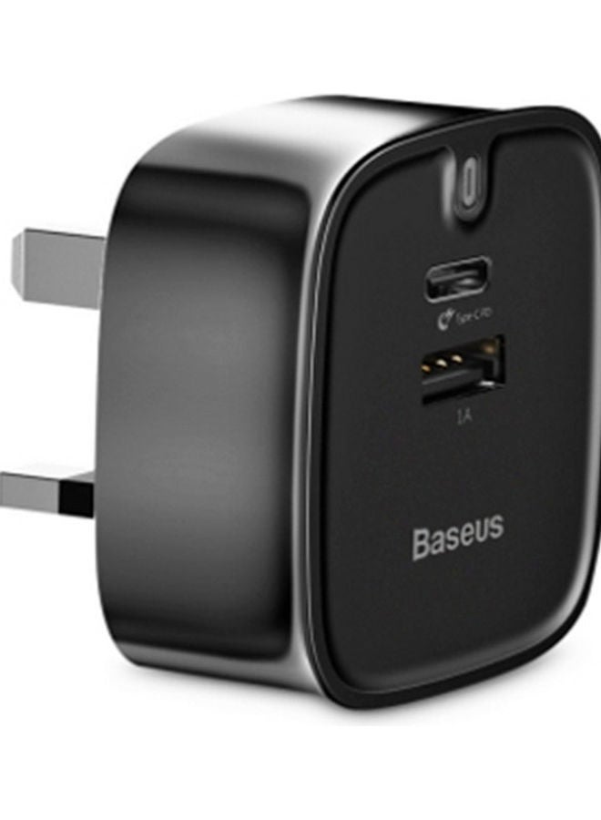 Baseus Dual Ports Mobile Charger Black - Image 4