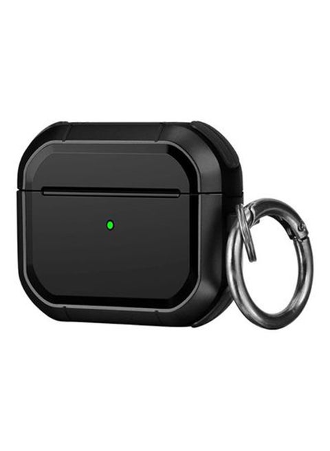 Case With Keychain for Apple Airpod 3, 2021 Black
