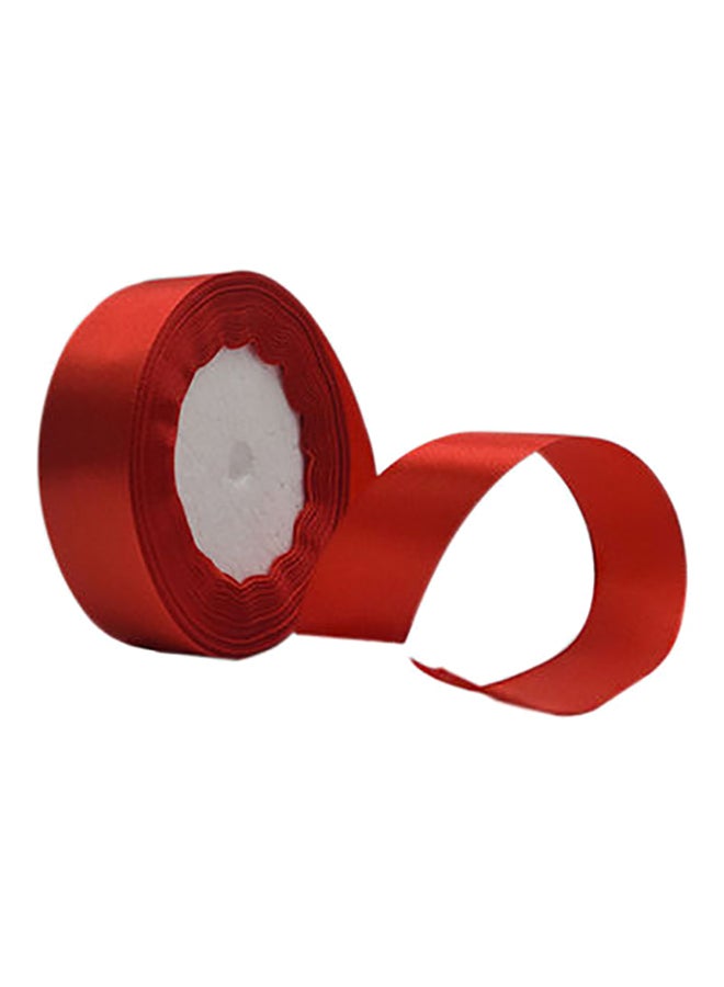 Creative - 5-Piece Decorative Satin Ribbon Set Maroon - Image 1