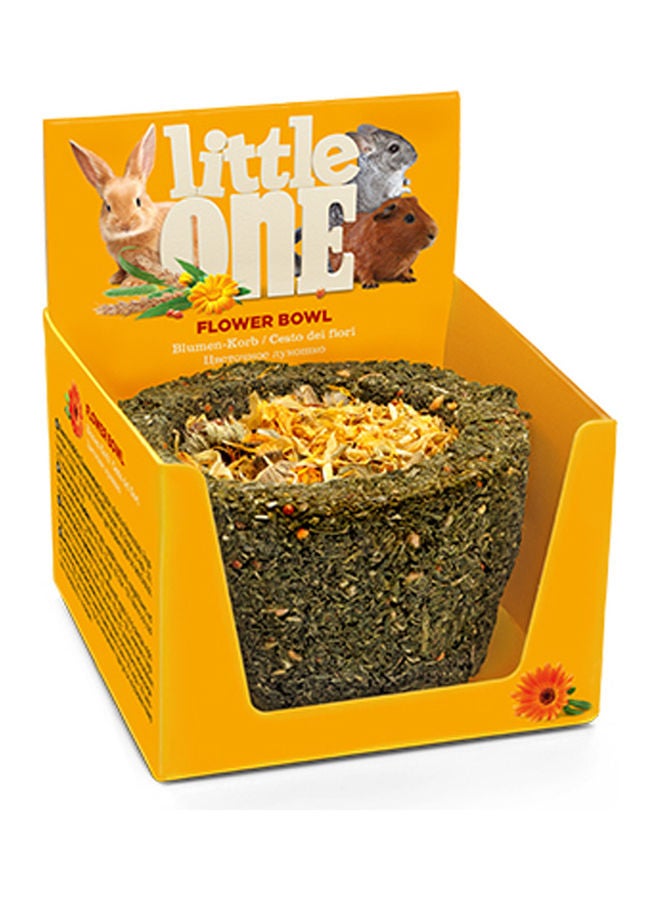 الصغير وعاء حلوى-توي على شكل زهرة بني 120جرام