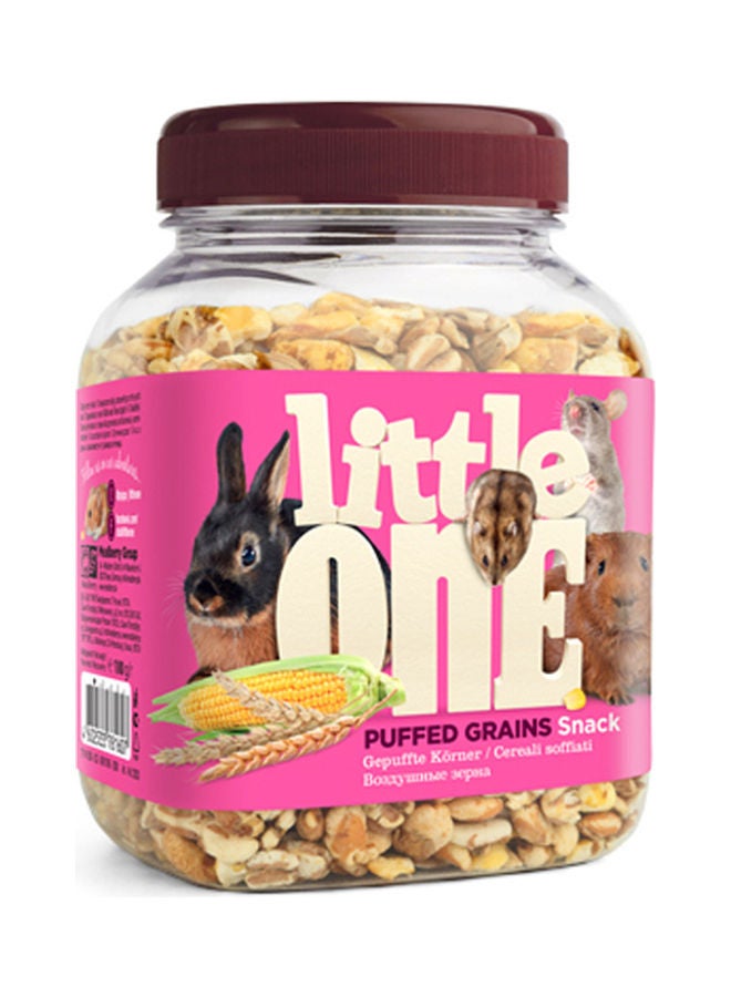 Little One - Snack Puffed Grains Brown 100grams - Image 1