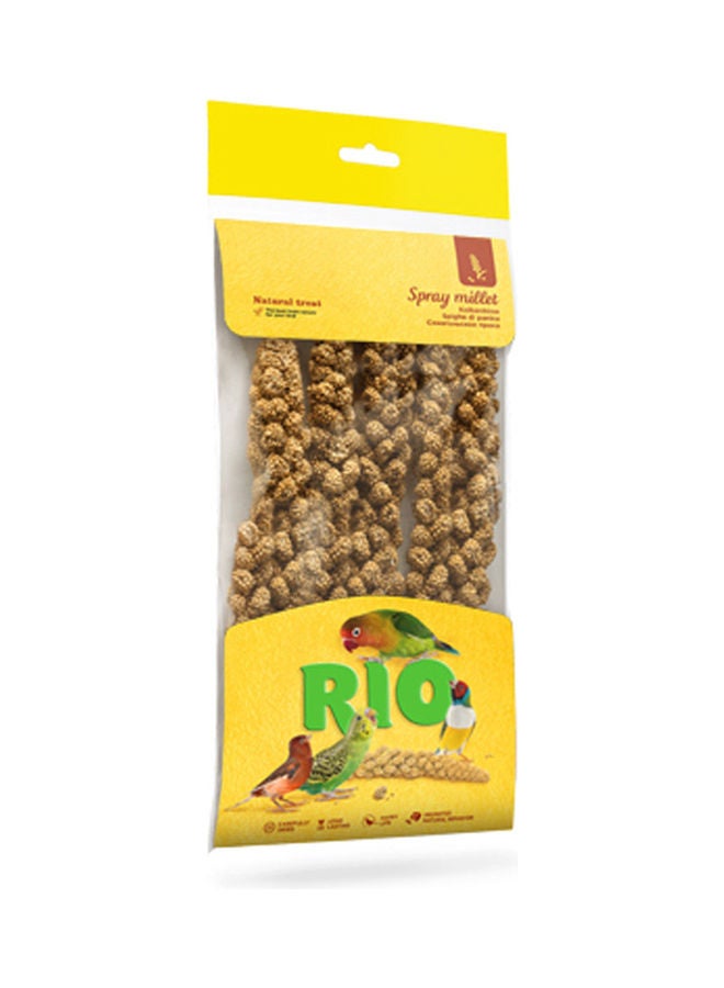 RIO - Spray Millet Natural Treat For All Birds Brown 100grams - Image 1
