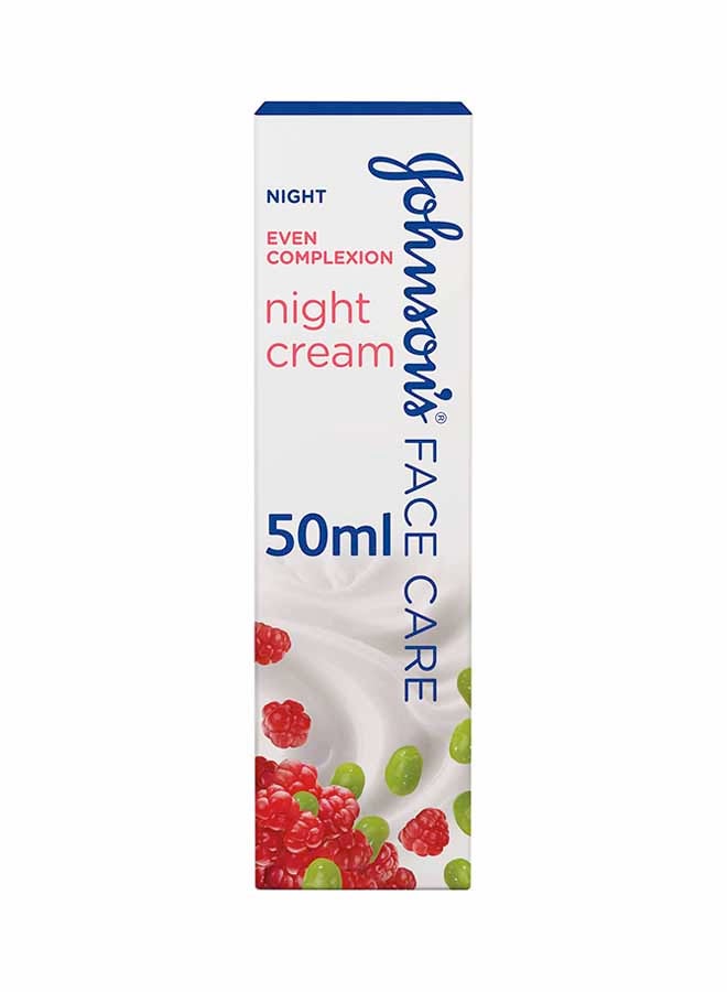 JOHNSON’S Night Cream, Even Complexion, 50ml