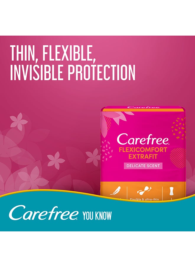 Carefree - Panty Liners Flexi Comfort Extrafit Delicate Scent 20 Pieces Multicolour - Image 1