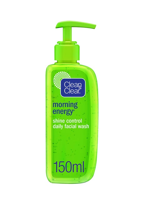 CLEAN & CLEAR, Daily Facial Wash, Morning Energy, Shine Control, 150ml