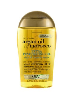 Ogx Ogx, Hair Oil, Renewing+ Argan Oil Of Morocco, Extra Penetrating Oil, Dry & Coarse Hair Types - Yellow 100ml  - Image 1