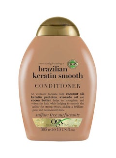 أو جي إكس Ogx Ever Straightening+ بلسم ناعم بالكيراتين البرازيلي  - Image 1