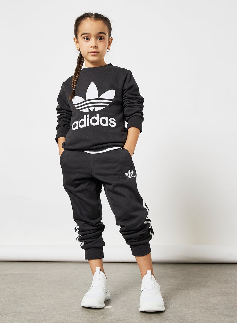 اديداس اوريجينالز بنطال رياضي برباط وطبعة تريفويل للأطفال للجنسين - Image 3