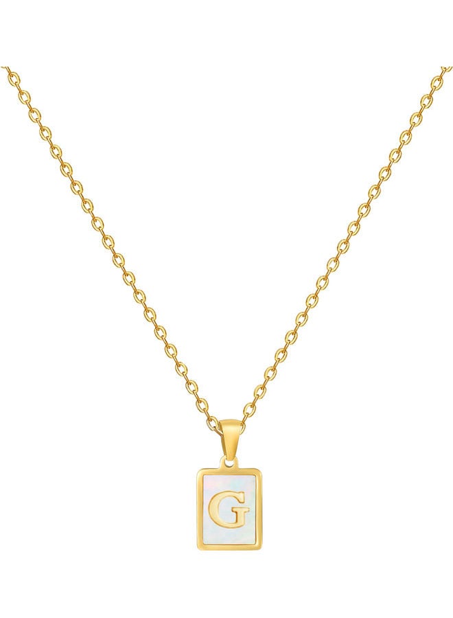 AIWANTO - Necklace With letter G Pendant - Image 1