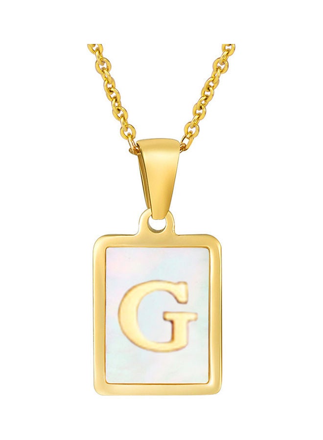 AIWANTO - Necklace With letter G Pendant - Image 1