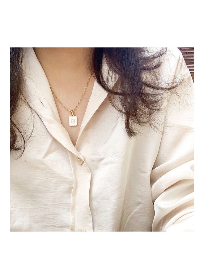 AIWANTO - Necklace With letter G Pendant - Image 1