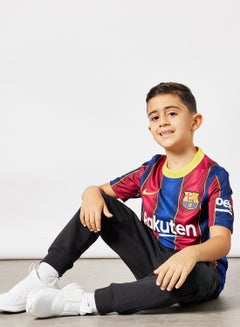 Nike Kids FC Barcelona 2020/21 Home Jersey Deep Royal Blue/Varsity