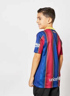 Nike Kids FC Barcelona 2020/21 Home Jersey Deep Royal Blue/Varsity