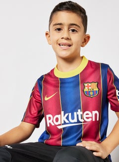 Nike Kids FC Barcelona 2020/21 Home Jersey Deep Royal Blue/Varsity