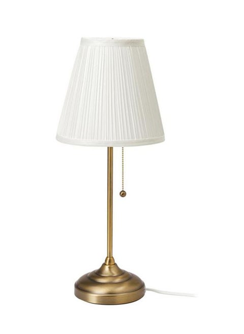 Arstid Table Lamp Brass  22 x 54 x15 cm warm lightning White/Gold