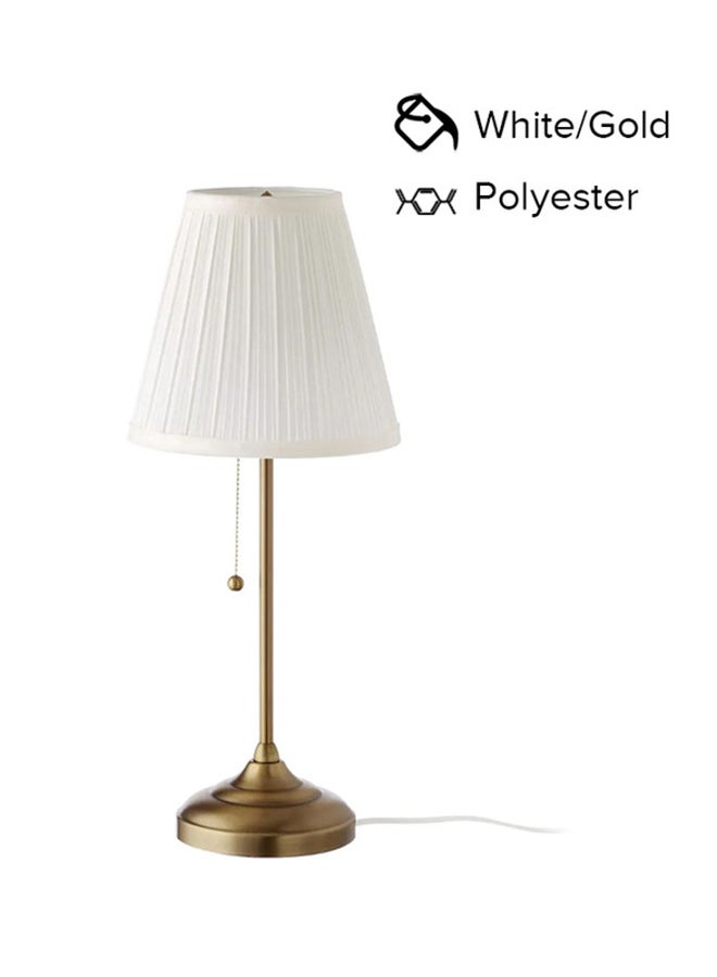 مصباح طاولة أرستيد أبيض/ذهبي - Image 2