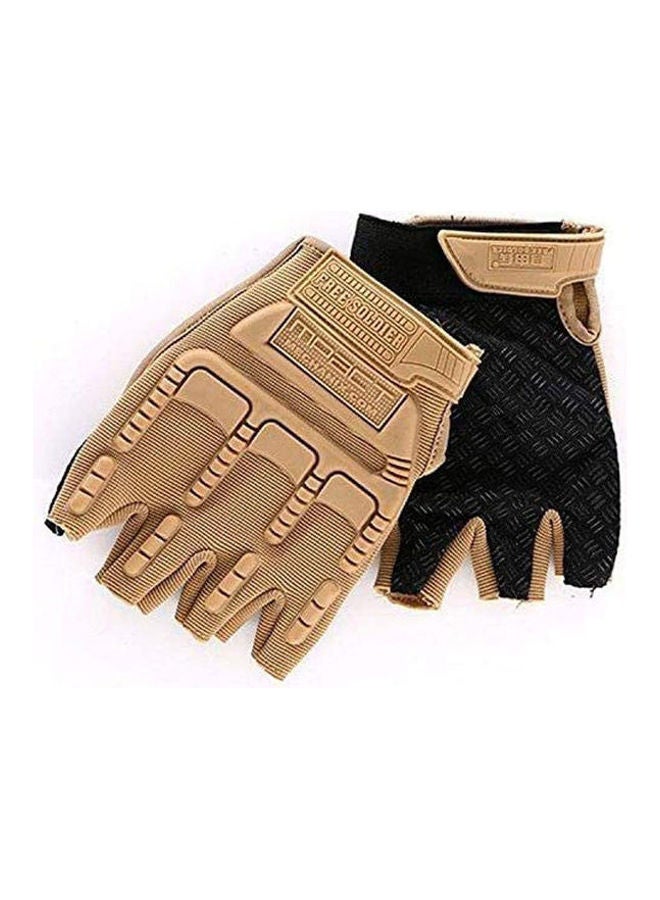 ماركة غير محددة Unisex Sports Wrist Gloves Half Finger Cover 