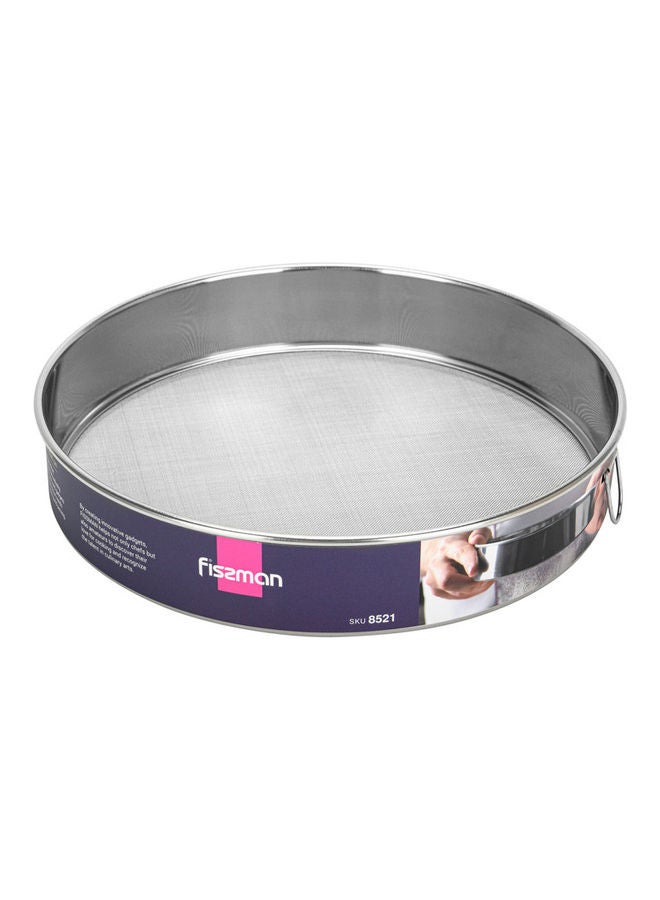 Fissman Steel Flour Sifter Silver 24cm - Image 4