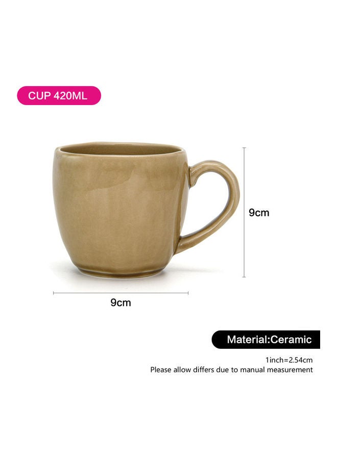 فيسمان مج من السيراميك بني 420ملليلتر - Image 3