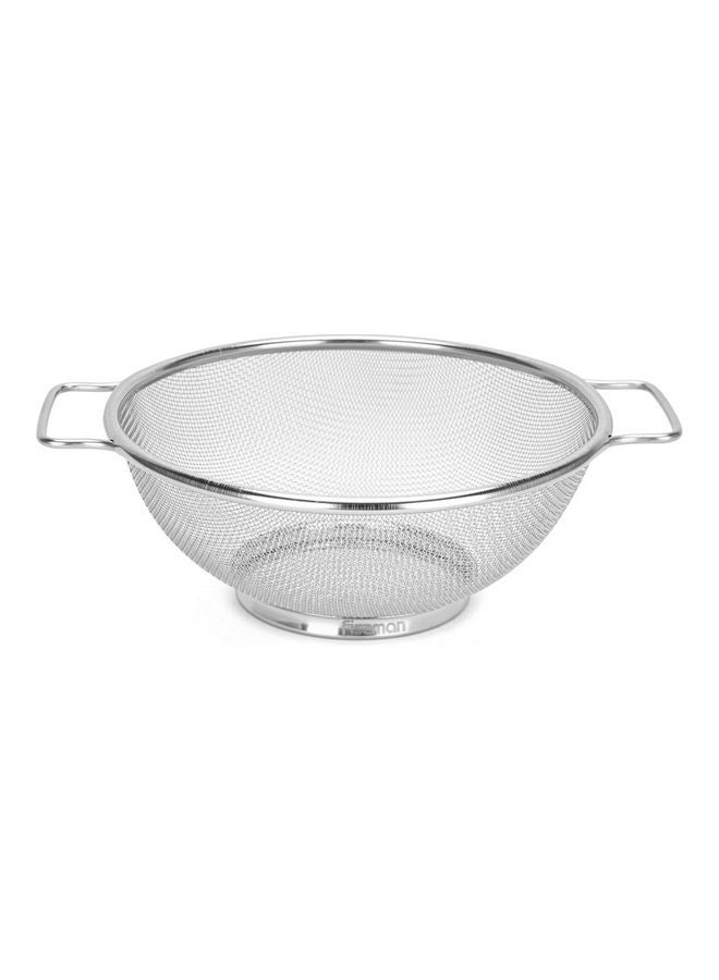 Fissman Round Stainer With Handle Silver 20cm  - Image 1