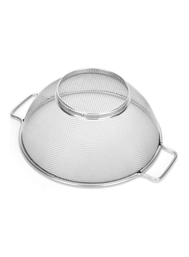 Fissman Round Stainer With Handle Silver 20cm  - Image 3