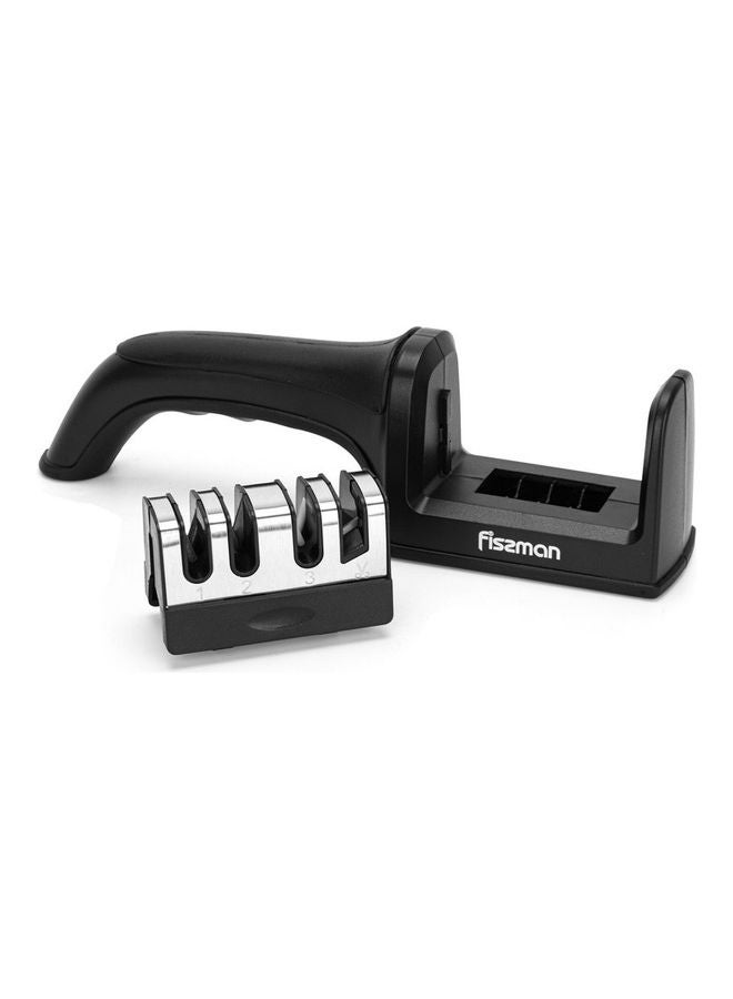 فيسمان أداة شحذ السكاكين بالألماس فضي/أسود 22x5x6سم - Image 3