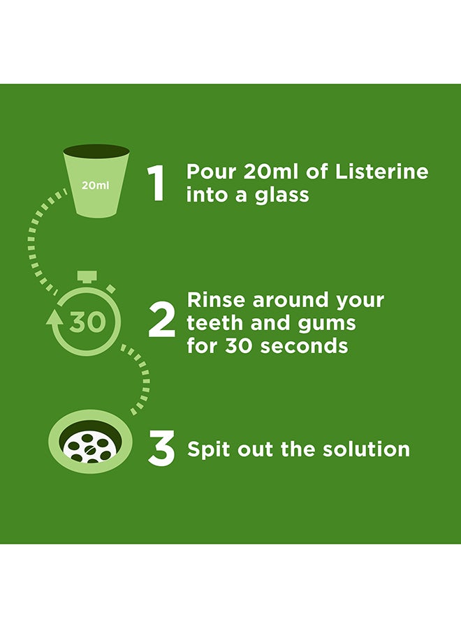 Listerine - Green Tea Daily Mouthwash With Germ Killing Oral Care Milder Taste 250ml - Image 1