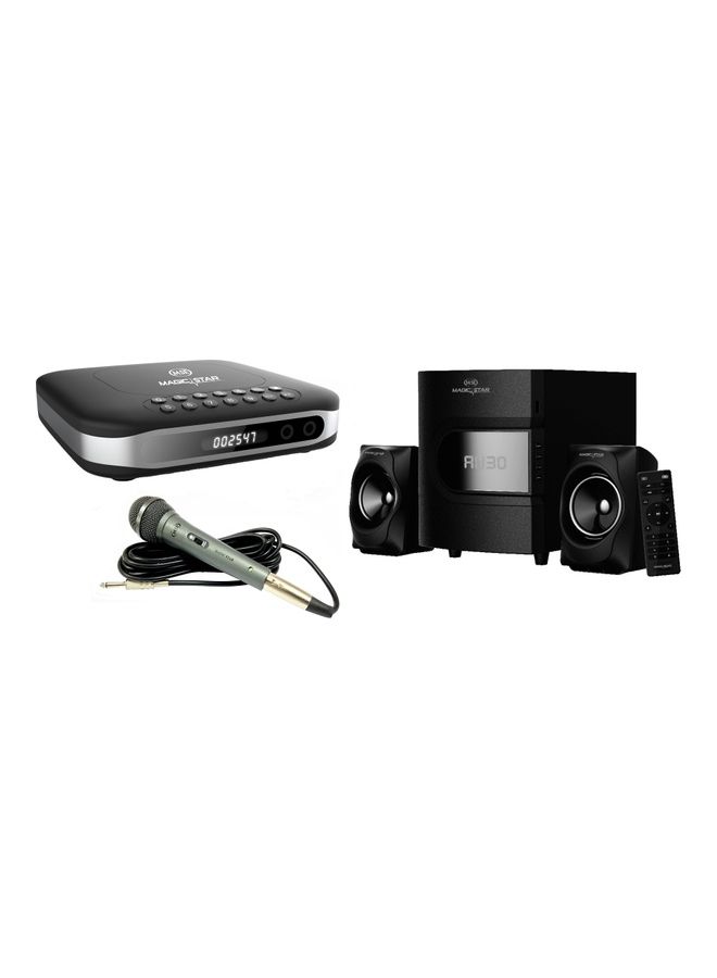 Magic Star MS905 Opera Karaoke With Dynamic Microphone MS905/LH210/BB202 Black 