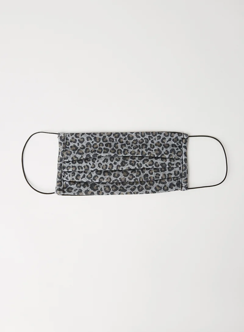 ONLY Printed Face Mask Grey