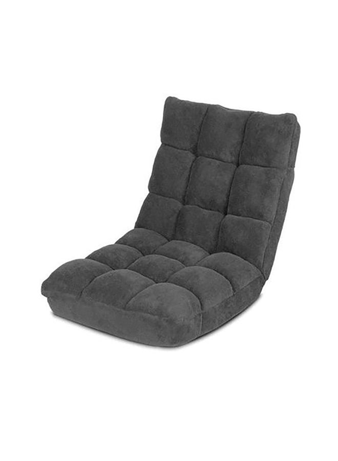 A TO Z Floor Chair Foldable Lounger Black - Image 1