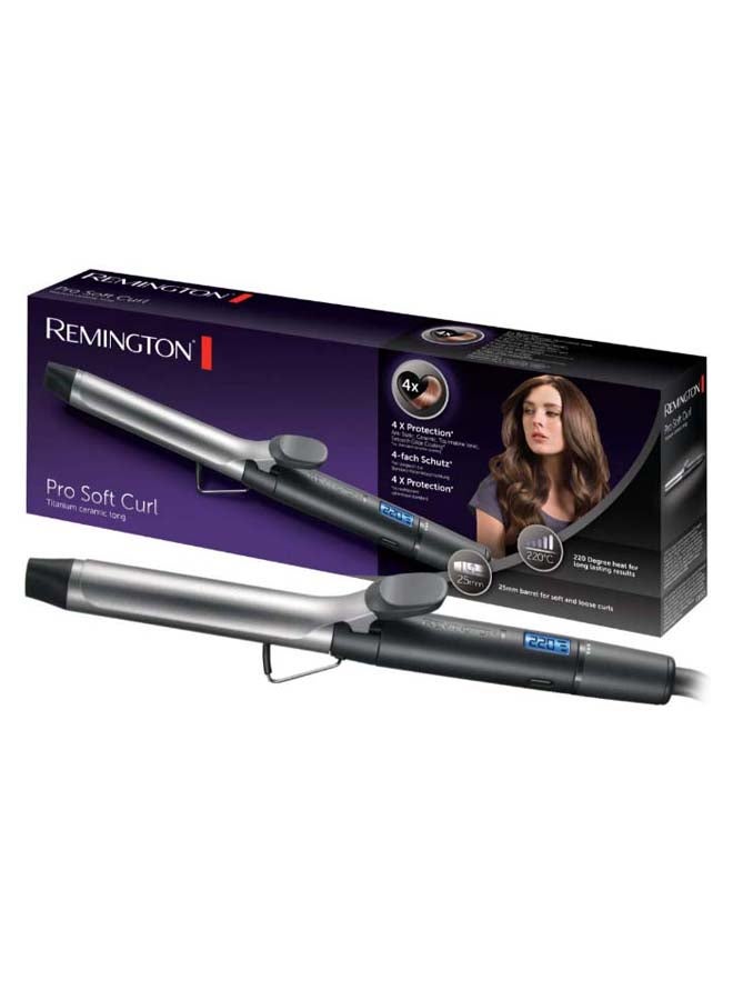 ريمنغتون جهاز تجعيد الشعر برو سوفت أسود/فضي - Image 2