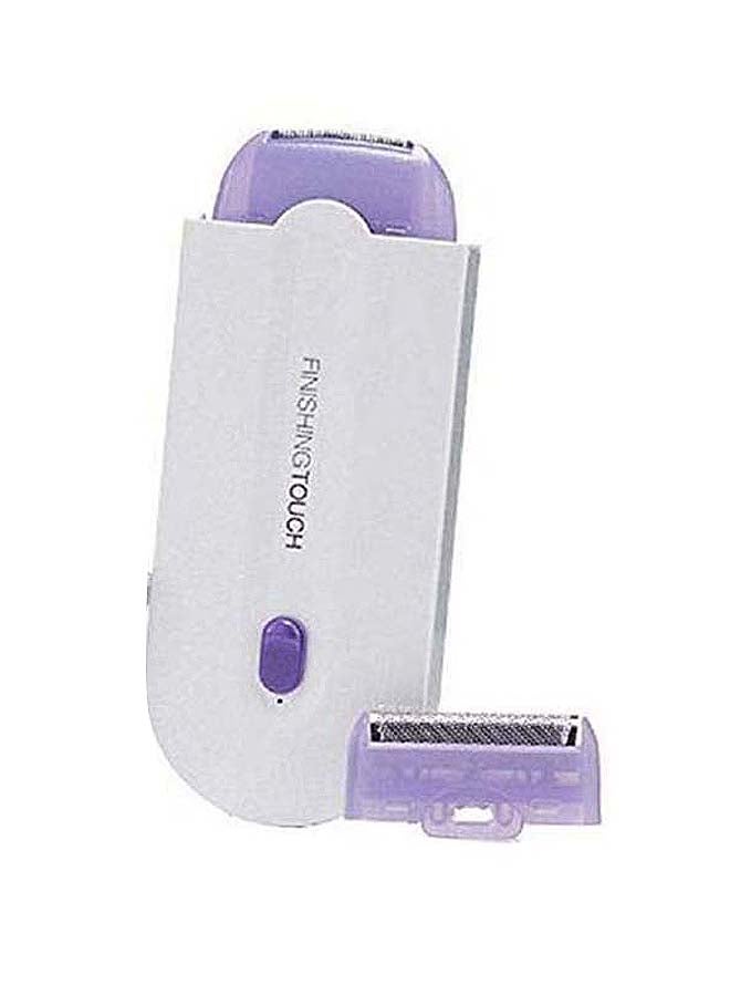 ماكينة تشذيب كهربائية لاسلكية تعمل باللمس أبيض/أرجواني - Image 2