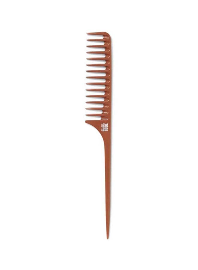 Tool Structure Bone Super Rattail Comb Brown - Image 1