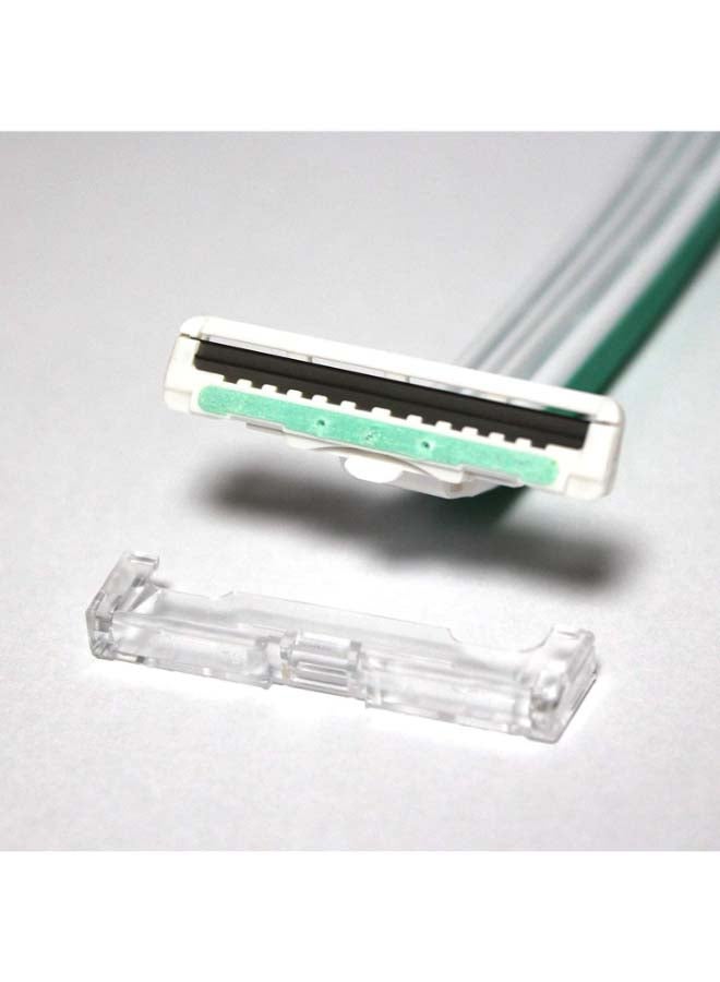 شيك شفرا حلاقة اكساكتا 2 للبشرة الحساسة، 10 قطع أزرق/ أبيض - Image 3