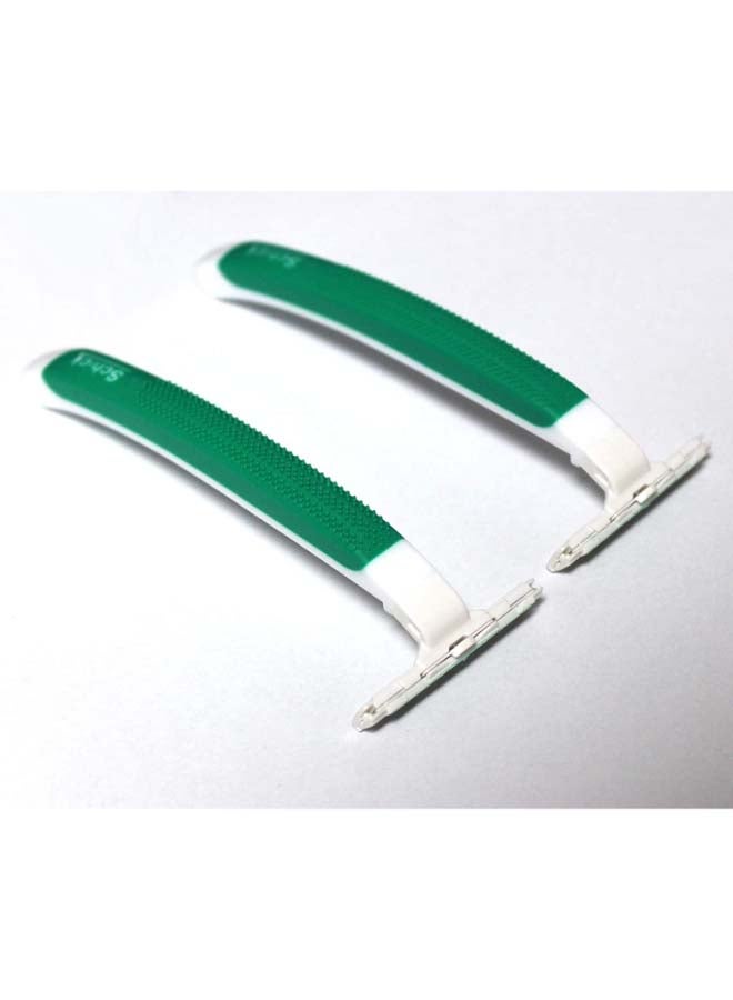 شيك شفرا حلاقة اكساكتا 2 للبشرة الحساسة، 10 قطع أزرق/ أبيض - Image 4