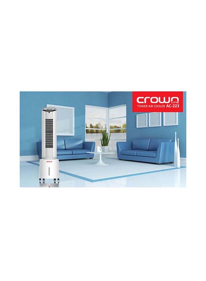 Crownline - Tower Air Cooler Machine 4 L 45 W AC-223 White/Black - Image 1