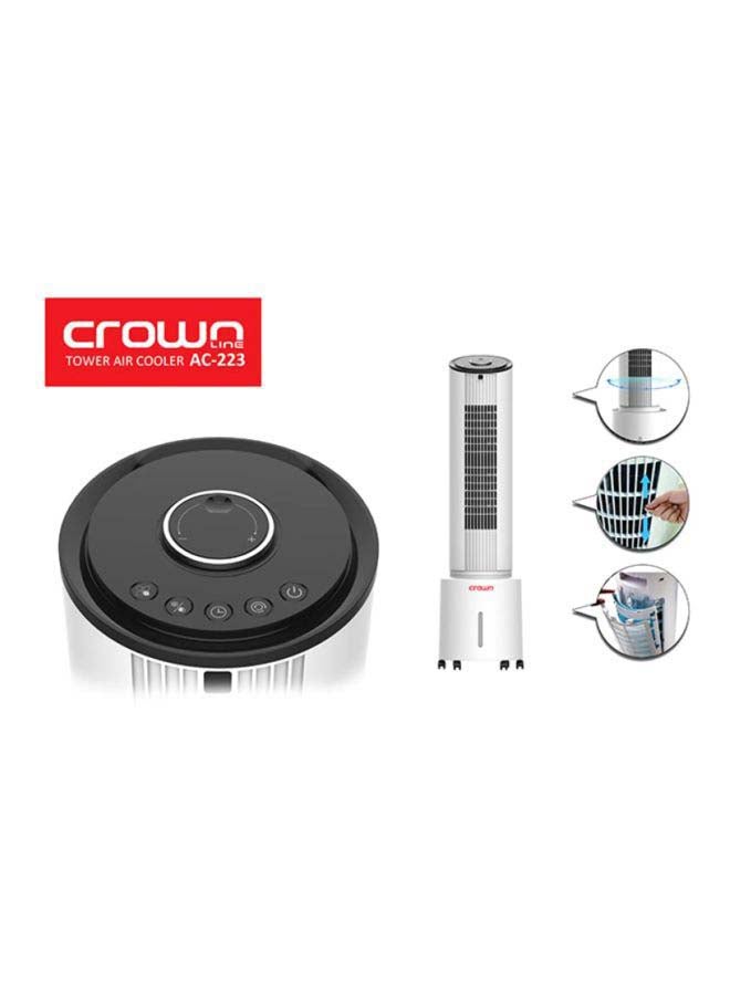 Crownline - Tower Air Cooler Machine 4 L 45 W AC-223 White/Black - Image 1