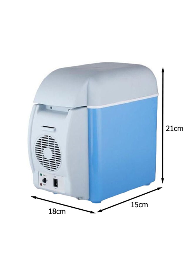 Multi-Function Portable Car Mini Fridge 7.5 L 2724675505896 Blue/White  - Image 2