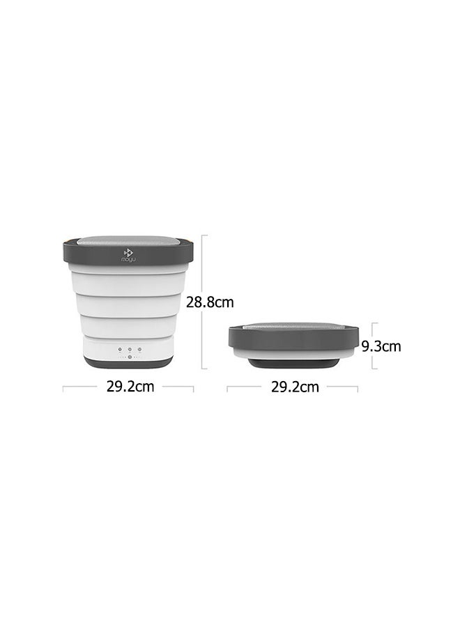 MoYu - Moyu Portable Mini Washing Machine with UV Light 40 W XPB08-F2S White - Image 1