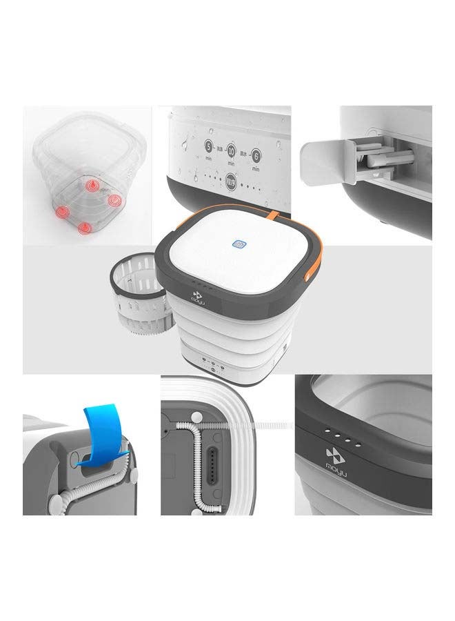 MoYu - Moyu Portable Mini Washing Machine with UV Light 40 W XPB08-F2S White - Image 1
